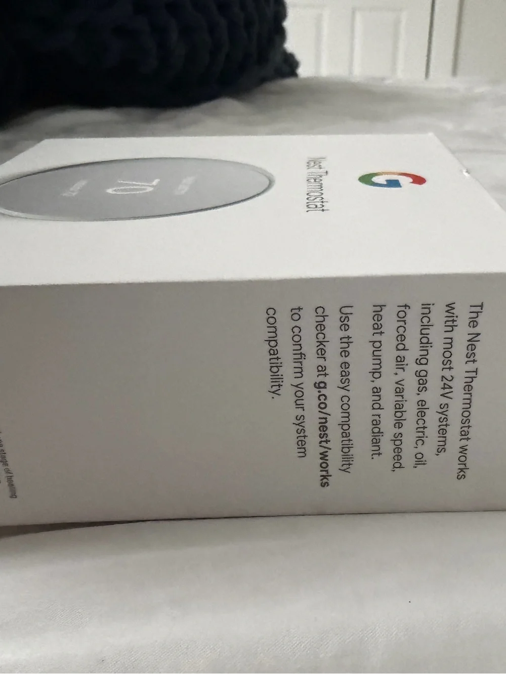 Google Nest Thermostat Silver/Gray